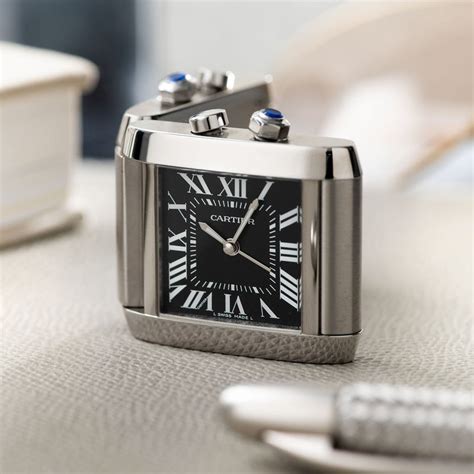 cartier dual time clock.